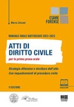 Manuale orale rafforzato 2022-2023. Atti di Diritto civile per la prima prova orale. Strategia difensiva e struttura dell'atto. Con inquadramenti di procedura c