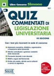 QUIZ COMMENTATI LEGISLAZIONE UNIVERSITA