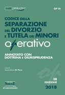 Op 14 codice separazione del divorzio e tutela dei minori