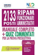 2133 posti ripam manuale +quiz prova preselettiva