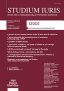 Studium iuris. Rivista per la formazione nelle professioni giuridiche (2022) vol.12 
