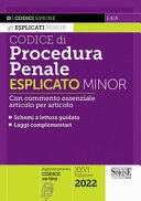 codice di procedura penale esplicato minor