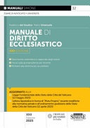 manuale diritto ecclesiastico 