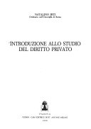 Introduzione allo studio del diritto privato