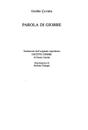 Parola di Giobbe