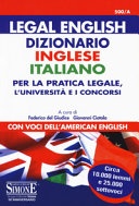 500/A dizionario inglese italiano per la pratica legale