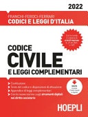 Codice civile e leggi complementari 2022. Con espansione online 