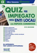 QUIZ PER IMPIEGATO NEGLI ENTI LOCALI