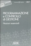 PROGRAMMAZIONE E CONTROLLO DI GESTIONE