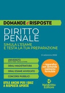 Diritto penale domande e risposte