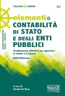 Elementi di contabilitÃ  di Stato e degli enti pubblici. Complemento didattico per agevolare lo studio e il ripasso