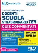 Concorso docenti scuola straordinario TER 2023-2024. Quiz commentati per la prova scritta