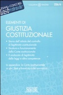 ELEMENTI DI GIUSTIZIA COSTITUZIONALE