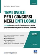 Temi svolti per i concorsi degli enti locali
