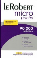 Le petit Robert micro poche