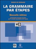 La grammaire par Ã©tapes - nouvelle Ã©dition libro misto