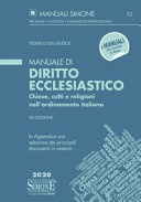 Manuale di diritto ecclesiastico. Chiese, culti e religioni nell'ordinamento italiano