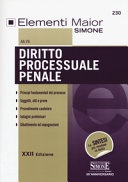 230 diritto processuale penale maior