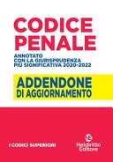 Maxi addenda di aggiornamento. Codice penale 2020-2022