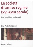 SOCIETA' DI ANTICO REGIME
