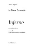 La Divina Commedia. InfernoÂ­Questioni, temi e ricerche. Per le Scuole superiori 1