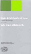 Storia della letteratura inglese [volÂ 1]