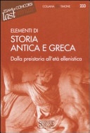 ELEMENTI DI STORIA ANTICA E GRECA